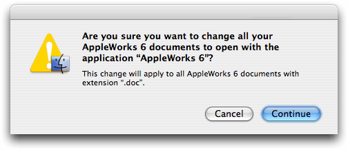 Изменение расширение файлов для Mac